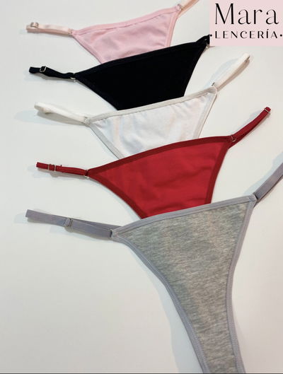 Pack x3 less regulables de algodón