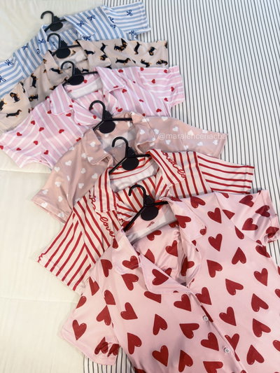 PIJAMA CAMISERO CORTO 
