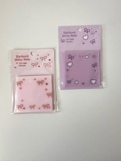 Notas Adhesivas Glitter