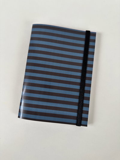 Libreta A6 Azul rayada