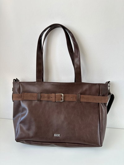 Bolso Emilia Ecocuero Chocolate