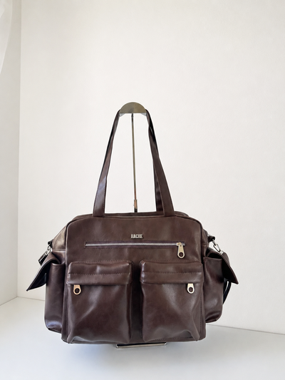 Bolso Hailey Ecocuero Chocolate