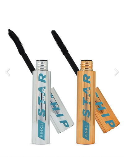 Máscara de Pestañas Pink 21 Star | Volumen y Definición Extra Black