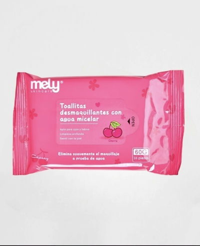 Toallitas Desmaquillantes Mely con Agua Micelar | Limpieza Profunda