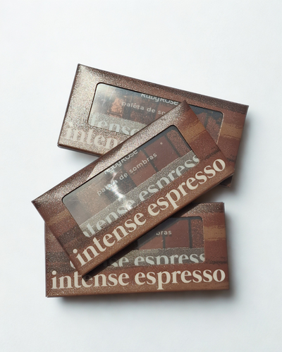 Paleta de Sombras Ruby Rose Intense Espresso - 6 Tonos Cálidos y Pigmentados.
