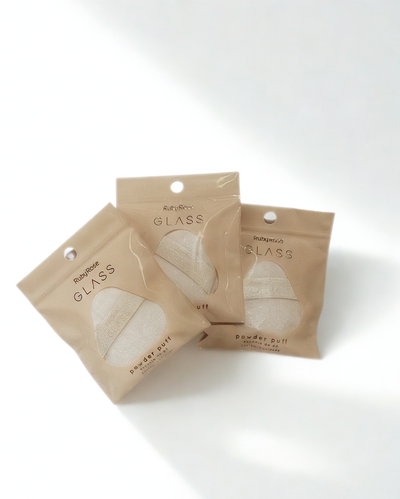 Esponja de Maquillaje Ruby Rose Glass - Aplicador de Precisión Soft Touch.