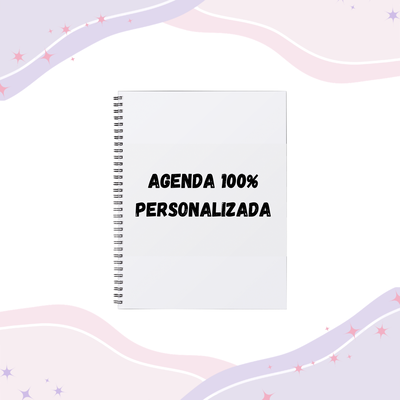 AGENDA 100% PERSONALIZADA - TAPA PLASTIFICADA