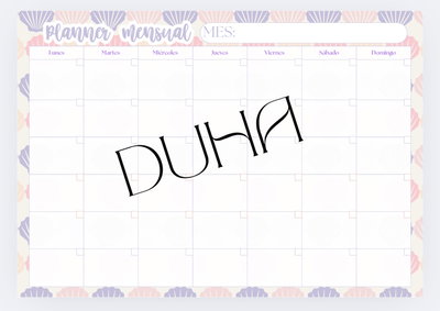 PDF IMPRIMIBLE - PACK PLANNERS MENSUALES X4