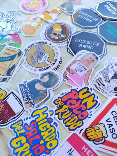 50 stickers a elección 