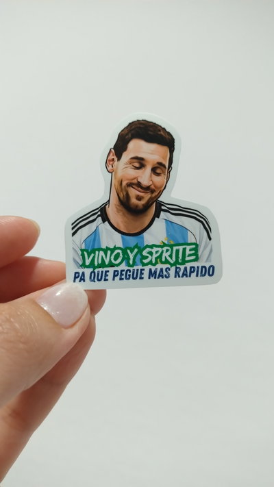 Mesii vino y Sprite 