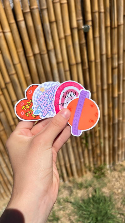 Stickers tipo Kawai 