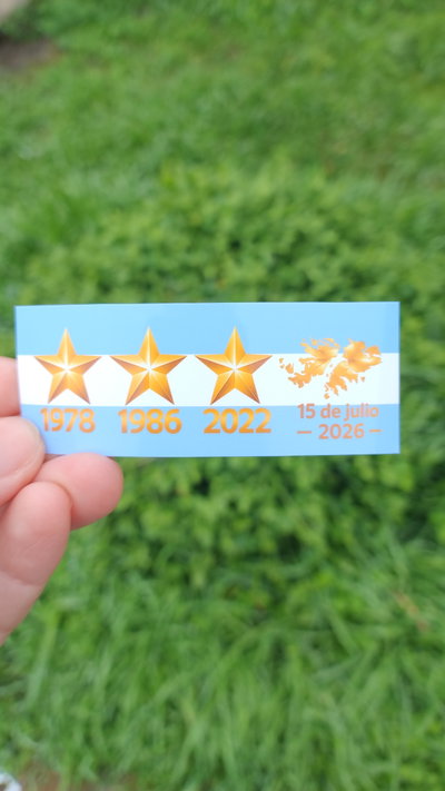 20 stickers de la selección mundial 2026