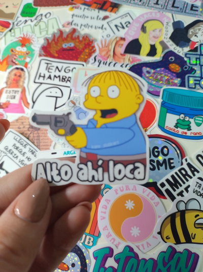 10 stickers a elección