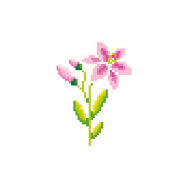 Flor pixelart