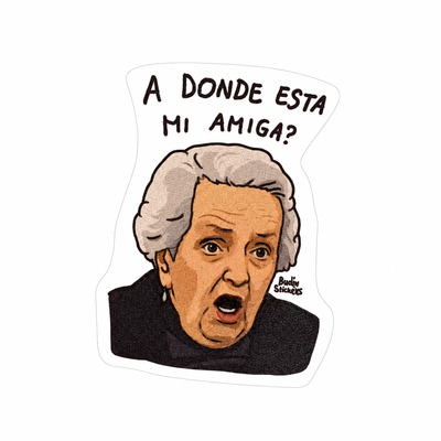 A dónde está mi amiga?