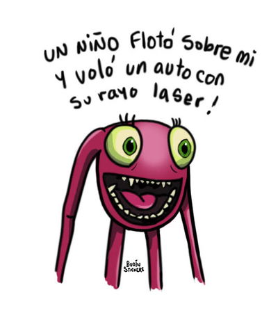 "Un niño flotó sobre mi..."