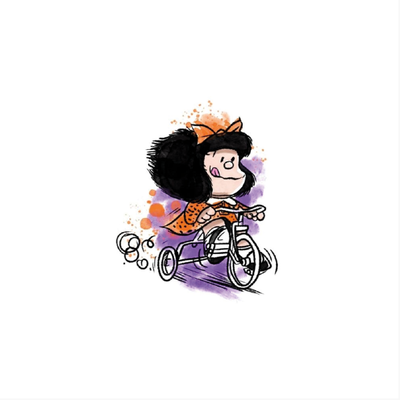Mafalda bicicleta