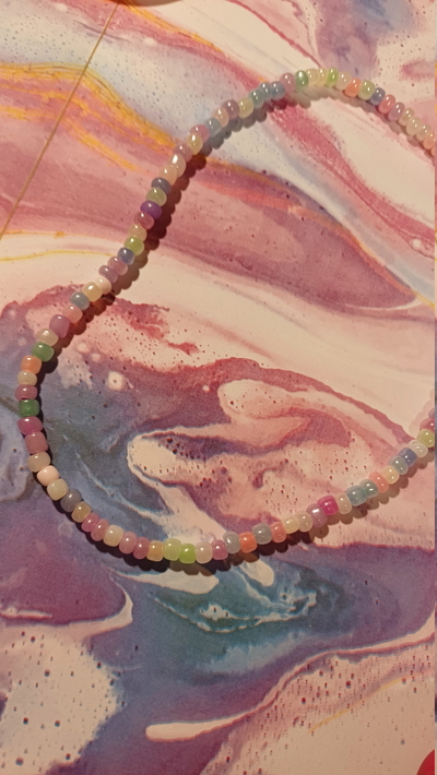 Choker de colores pastel