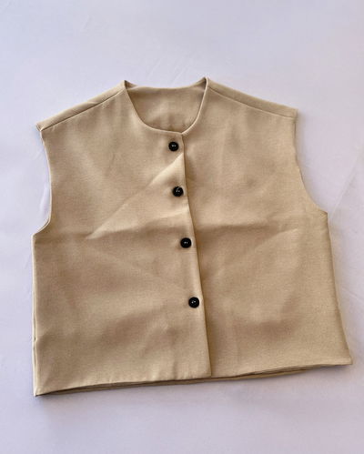 Chaleco Beige