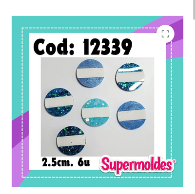 Escarapelas x 6 circulos