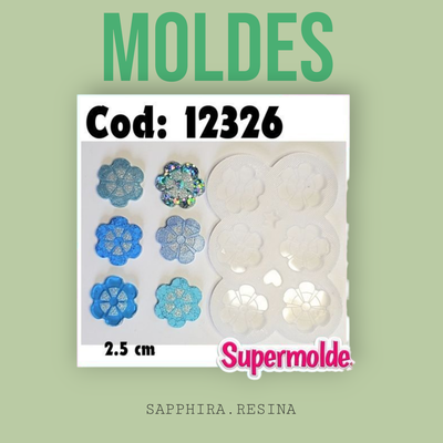 Escarapelas x 6 flores 
