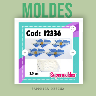 Escarapelas x4 malvinas