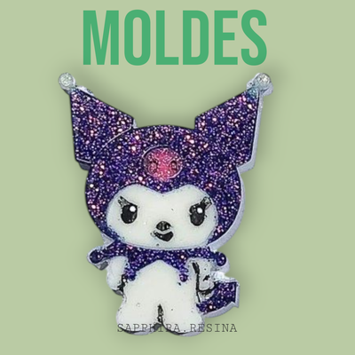 Kuromi entera 2u 4,5 cm alto