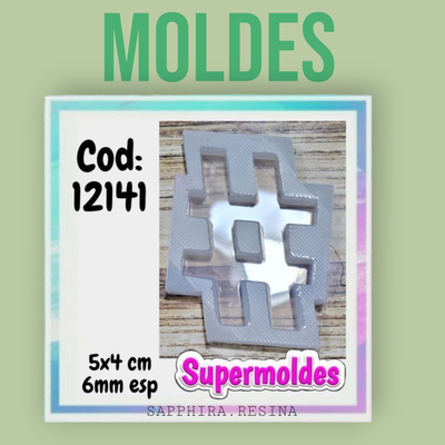 HASHTAG 5x4cm 