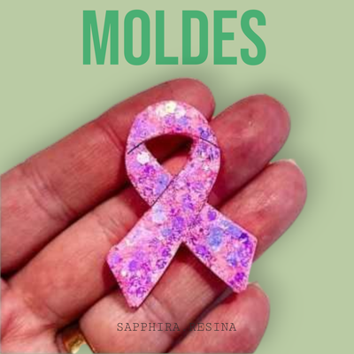 Lazo rosa de cancer de mama 3,5 x 4.5