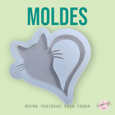 Corazón con gatito