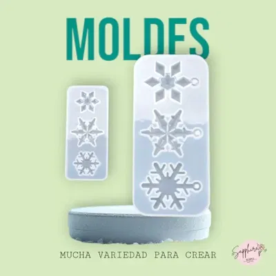 Copos de nieve 3u pequeños 2,5 a 3 cm