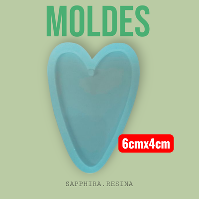 Molde corazon minimalista
