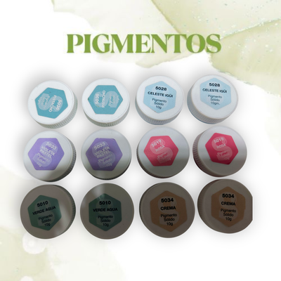 Pigmentos sólidos en crema PASTELES 10 GR