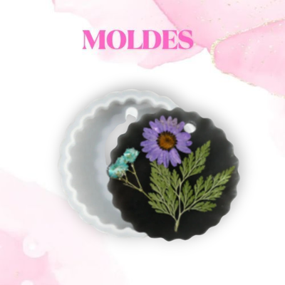 Circulo irregular - dije para llavero