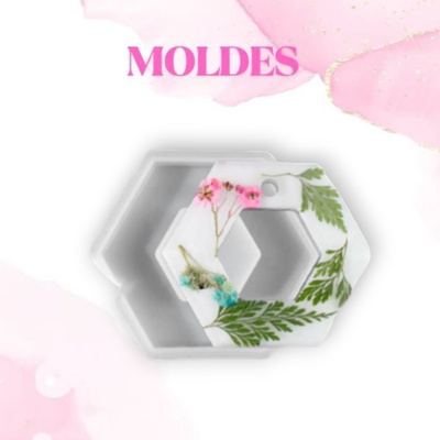 Hexagono - dije para llavero