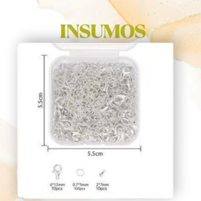 Kit mosquetón ganchos en caja