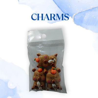 Charms capibara x 3