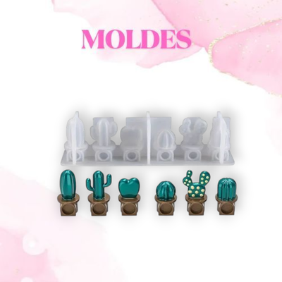 Mini Cactus (Motivos florales)