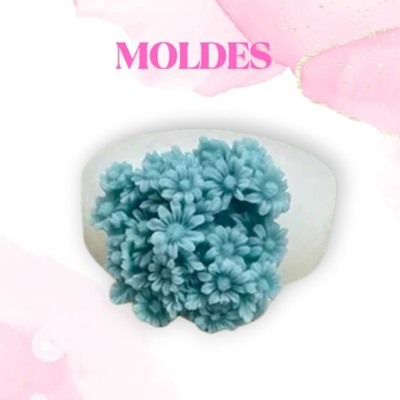 Molde ramo de margaritas H15-011x7 (Motivos florales) para