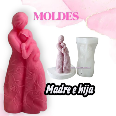 MOLDE MAMA Y HIHA