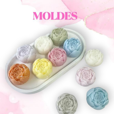 MOLDE SILICONA ROSA P/VELA MOD.1Y5