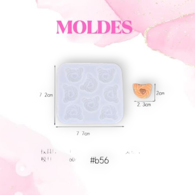 MOLDE SILICONA MINI OSITO 6K3 (Dijes)