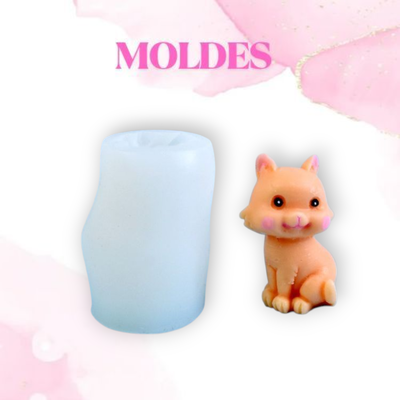 MOLDE SILICONA GATITO (025L2)