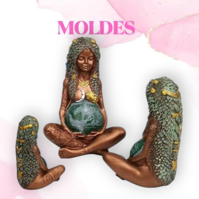 MOLDE SILICONA FIGURA HOMNOVA MADRE TIERRA (E086)