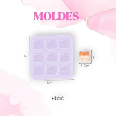 MOLDE SILICONA MINI OSITO 6M3 (Dijes)