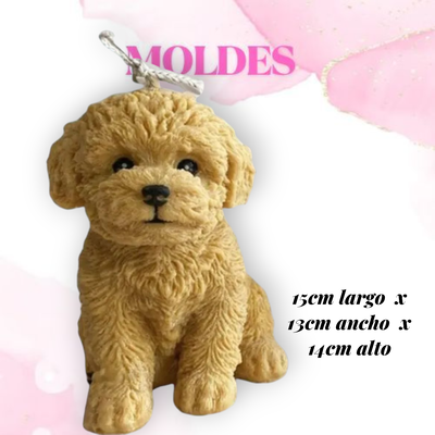 MOLDE SILICONA CANICHE GIGANTE