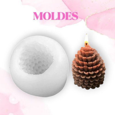 MOLDE SILICONA CONO DE PIÑA (S030)