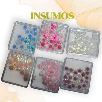 Adornos tipo rosa rococo