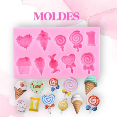 Moldes Para Helado Yihuomolds Candyland Fondant