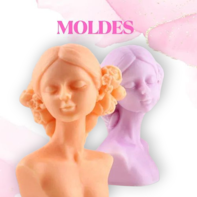 Busto de mujer ojos cerrados Ad01 (HUMANOS 3D)